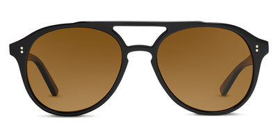 SALT.® ROCKWOOD SAL ROCKWOOD 004 56 - Black/Polarized Glass Deep Brown Lens Sunglasses