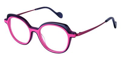 NaoNed® Rozed NAO Rozed 60003 49 - Transparent Pink and Blue / Dark Orchid Pink Eyeglasses