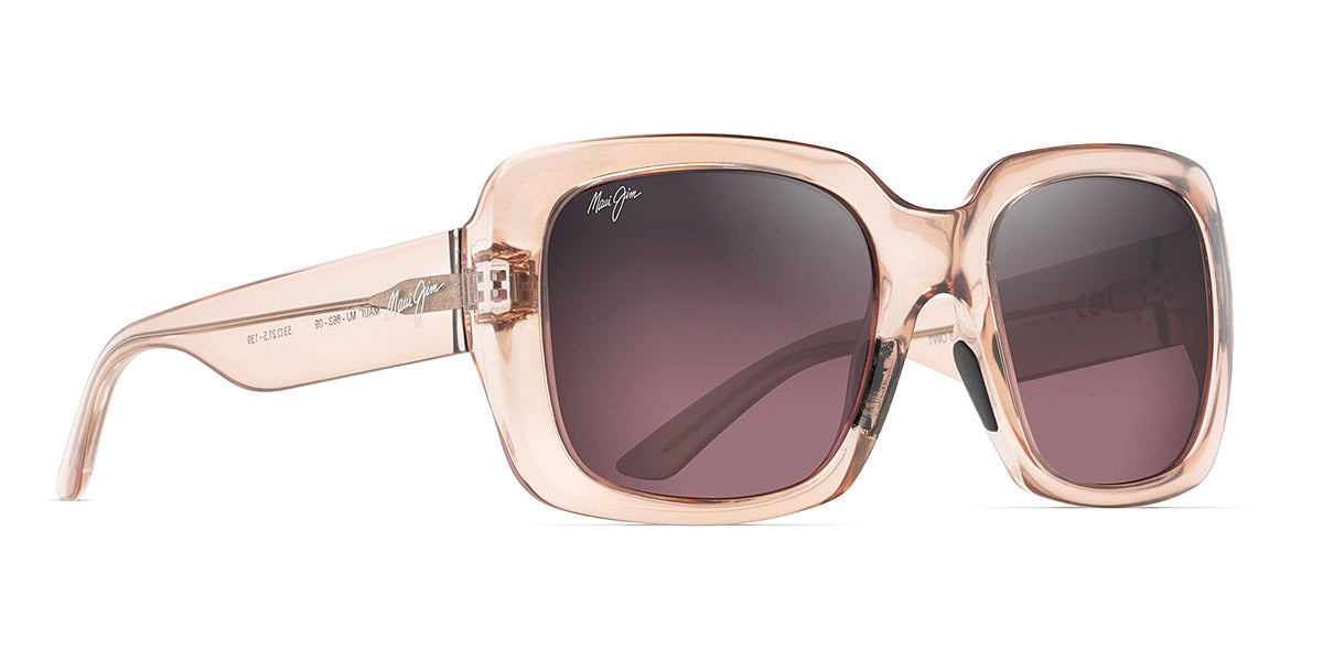Maui Jim® Two Steps MAU Two Steps RS863-09 55 - Transparent Pink / Maui Rose® Sunglasses