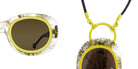 L.A.Eyeworks® SAGUARO  LA SAGUARO 756 52 - Dandy Lyon / Butter Insert Sunglasses