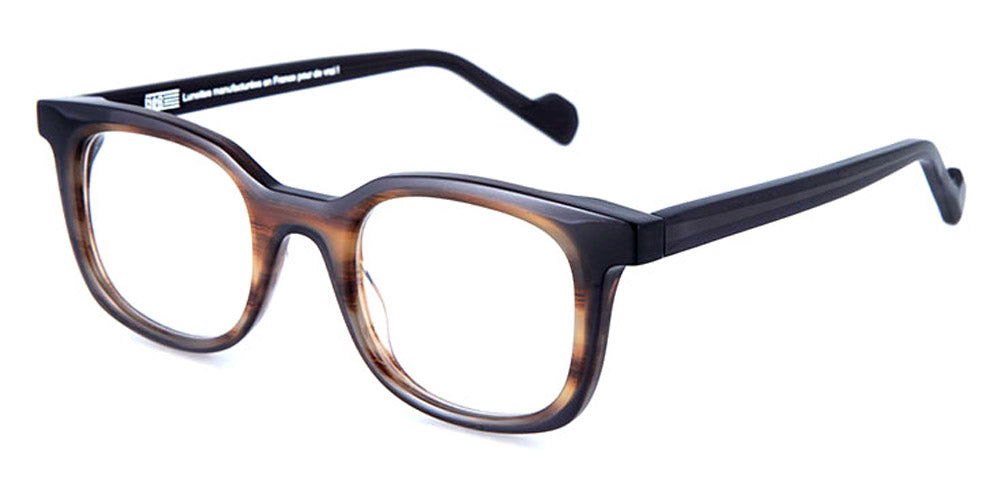 NaoNed® Sant Malou NAO Sant Malou 21217 47 - Transparent Graphite Grey and Horn / Transparent Graphite Grey Eyeglasses