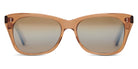 SALT.® SELA SAL SELA 003 54 - Whiskey/Amber Half Flash Glass Lens Sunglasses