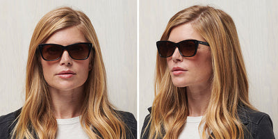 SALT.® SELA SAL SELA 004 54 - Black/Brown Gradient CR-39 Lens Sunglasses