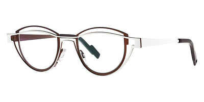 Theo® Shape TH SHAPE 199 44 - Brown/White Eyeglasses