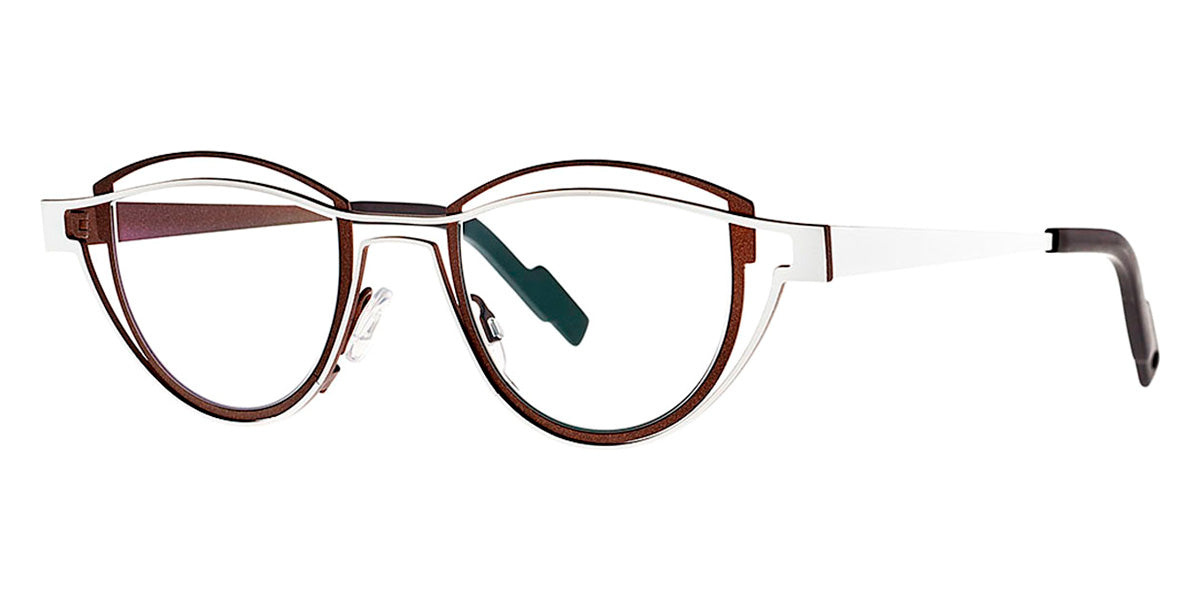 Theo® Shape TH SHAPE 199 44 - Brown/White Eyeglasses