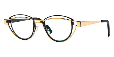 Theo® Shape TH SHAPE 410 44 - Black/Gold Eyeglasses