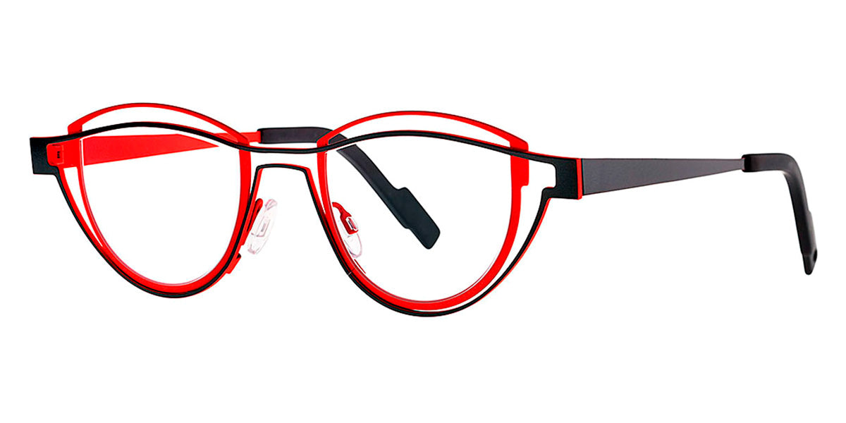 Theo® Shape TH SHAPE 460 44 - Green/Red Eyeglasses