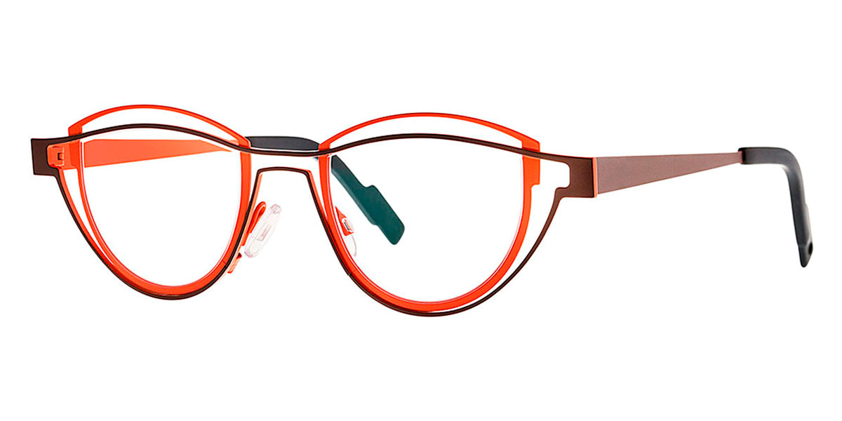 Theo® Shape TH SHAPE 475 44 - Brown/Orange Eyeglasses