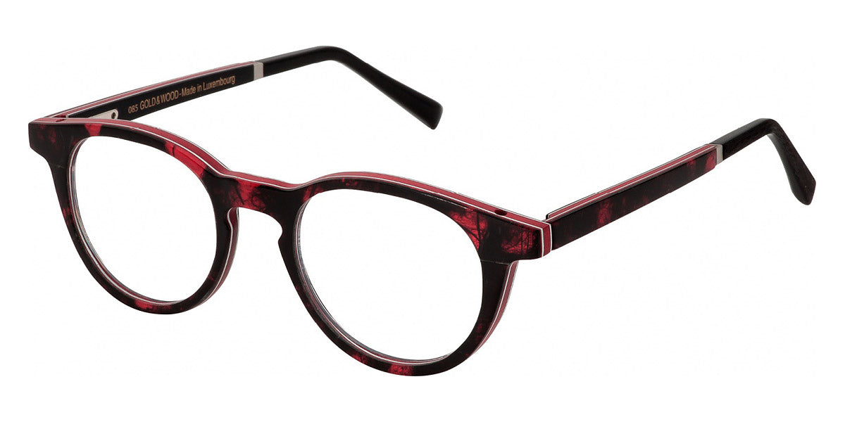 Gold & Wood® SIRIUS NEO G&W SIRIUS NEO 33 46 - 33 - Cherry Red Bolivar/Black Washiwood Eyeglasses