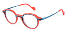 NaoNed® Skorf NAO Skorf 57120 46 - Translucent Light Blue and Vintage Orange / Naoned Light Blue Eyeglasses