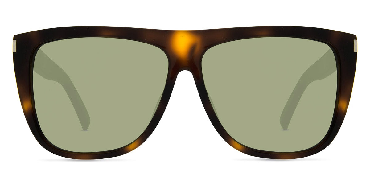 Saint Laurent® SL 1 - Havana / Green Sunglasses
