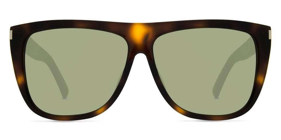 Saint Laurent® SL 1 - Havana / Green Sunglasses