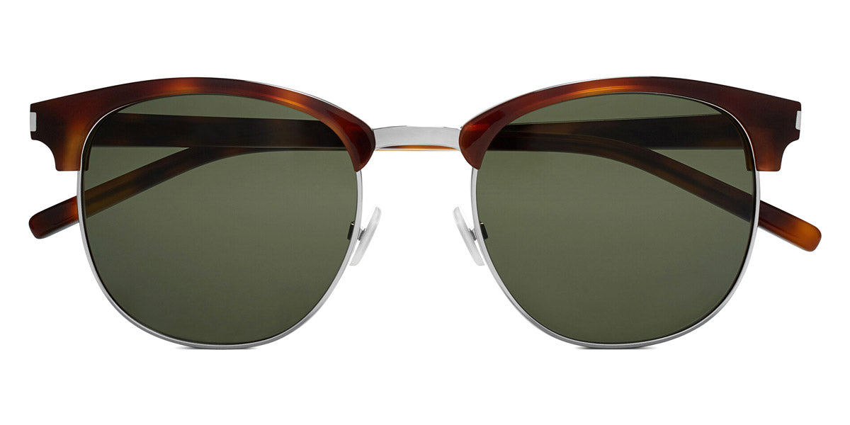 Saint Laurent® SL 108 - Havana / Green AR Sunglasses
