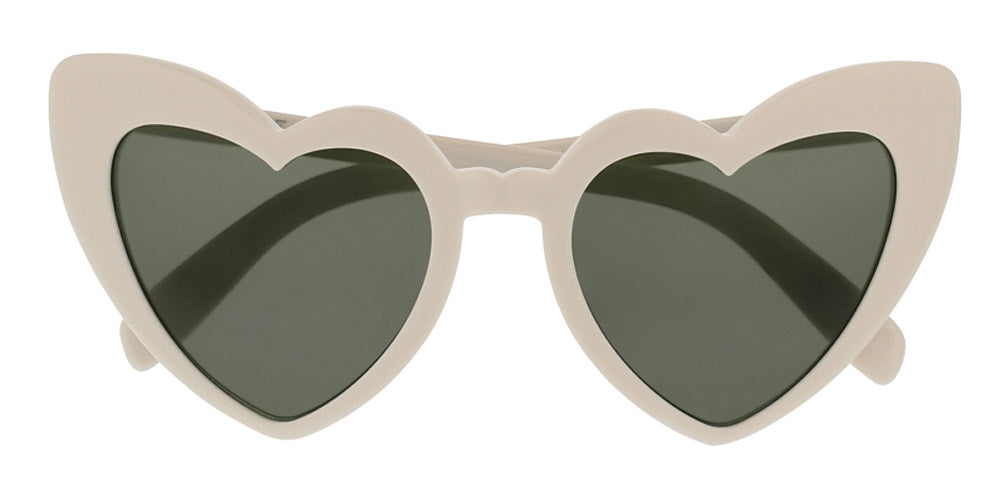 Saint Laurent® SL 181 LOULOU - Ivory / Gray Sunglasses