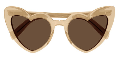 Saint Laurent® SL 181 LOULOU - Nude / Brown Sunglasses