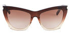 Saint Laurent® SL 214 Kate - Brown / Brown Gradient Sunglasses