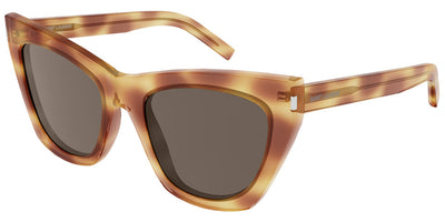 Saint Laurent® SL 214 KATE - Havana / Brown Sunglasses