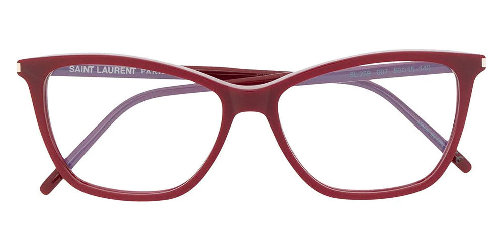 Saint Laurent® SL 259 - Burgundy Eyeglasses