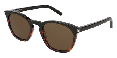 Saint Laurent® SL 28 - Black / Brown Sunglasses