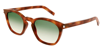 Saint Laurent® SL 28 - Havana / Green Gradient Sunglasses