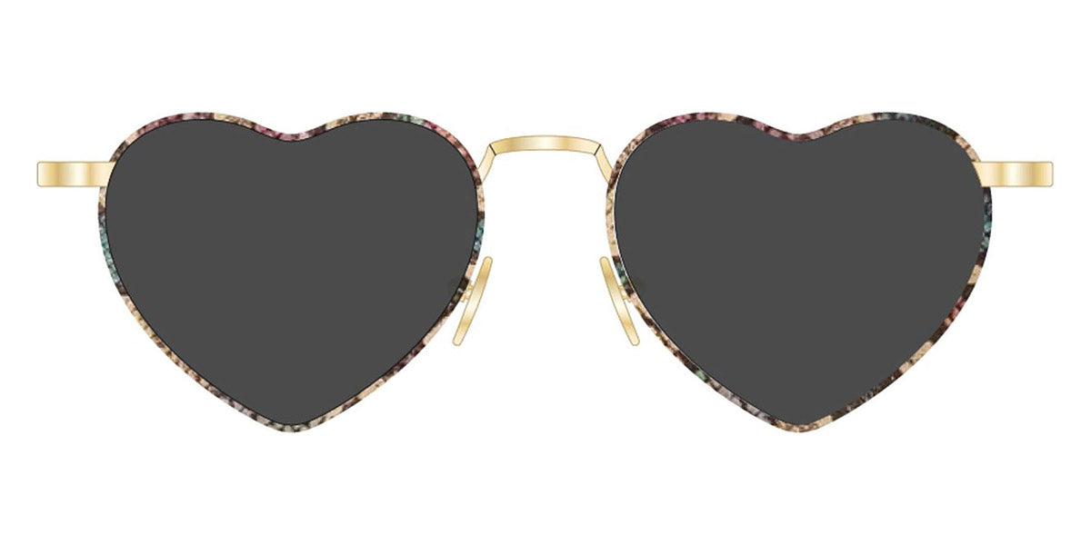 Saint Laurent® SL 301 LOULOU - Gold / Gray Sunglasses