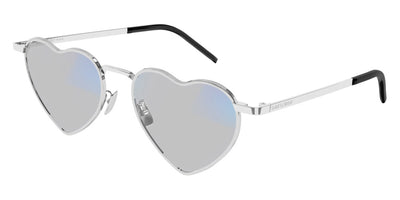 Saint Laurent® SL 301 LOULOU - Silver / Transparent Photochromatic Sunglasses