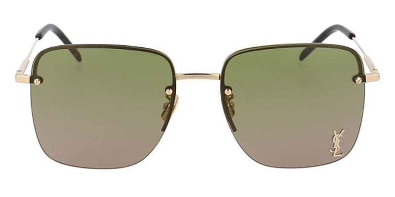 Saint Laurent® SL 312 M - Gold / Green Sunglasses