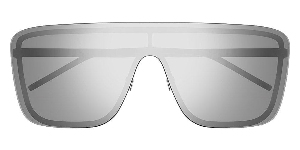 Saint Laurent® SL 364 Mask - Black / Silver Flash Sunglasses