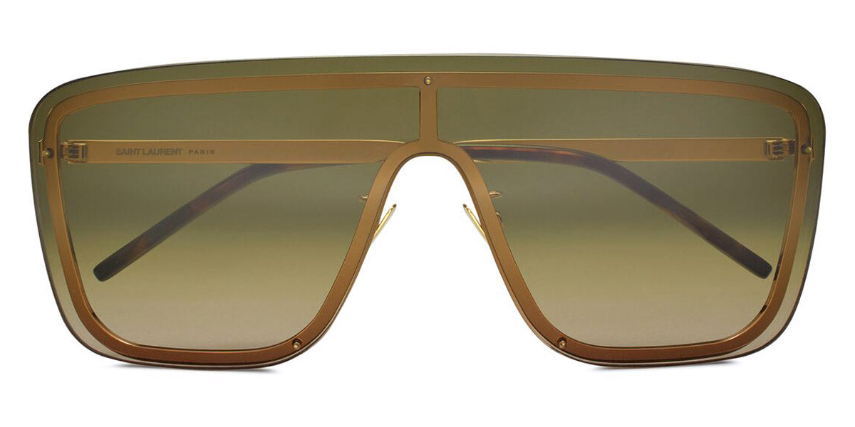 Saint Laurent® SL 364 Mask - Gold / Green Gradient Sunglasses