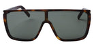 Saint Laurent® SL 364 Mask Ace - Havana / Green Sunglasses