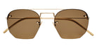 Saint Laurent® SL 422 - Gold / Brown Sunglasses