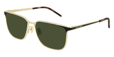 Saint Laurent® SL 428 - Gold / Green Sunglasses