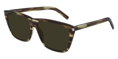 Saint Laurent® SL 431 SLIM - Havana / Green 005 Sunglasses