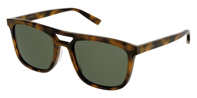 Saint Laurent® SL 455 - Havana / Green Sunglasses