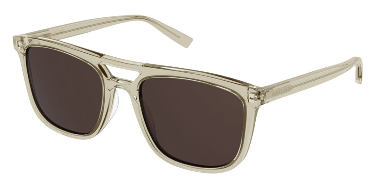 Saint Laurent® SL 455 - Yellow / Brown Sunglasses