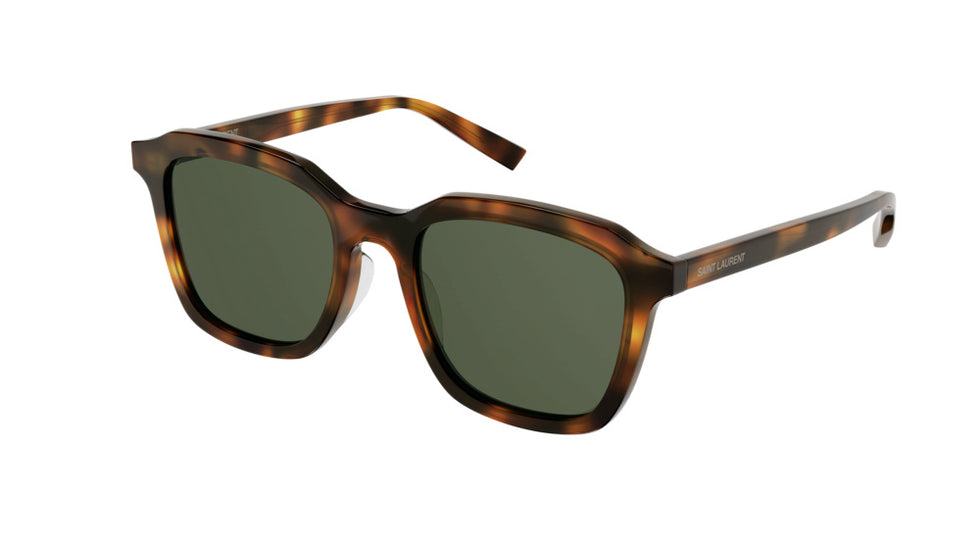 Saint Laurent® SL 457 - Havana / Green Sunglasses