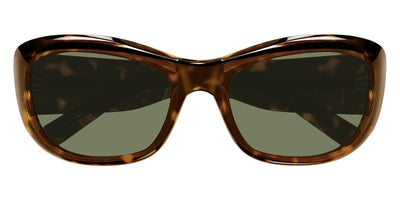 Saint Laurent® SL 498 - Havana / Green Sunglasses