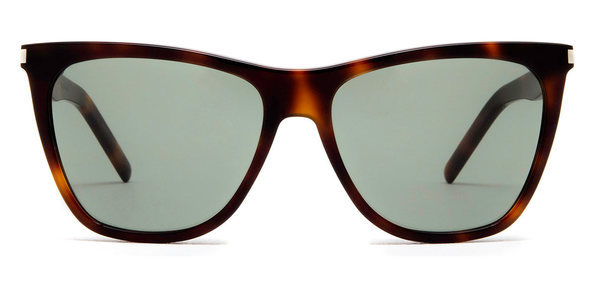 Saint Laurent® SL 526 - Havana / Green Sunglasses