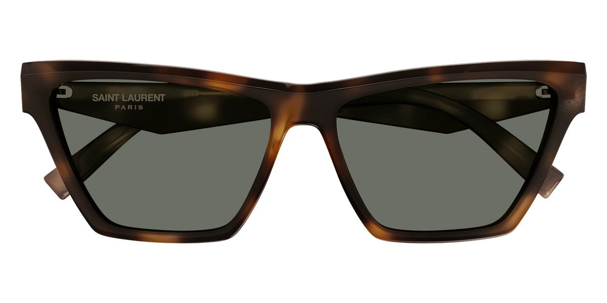 Saint Laurent® SL M103/F - Havana / Green Sunglasses