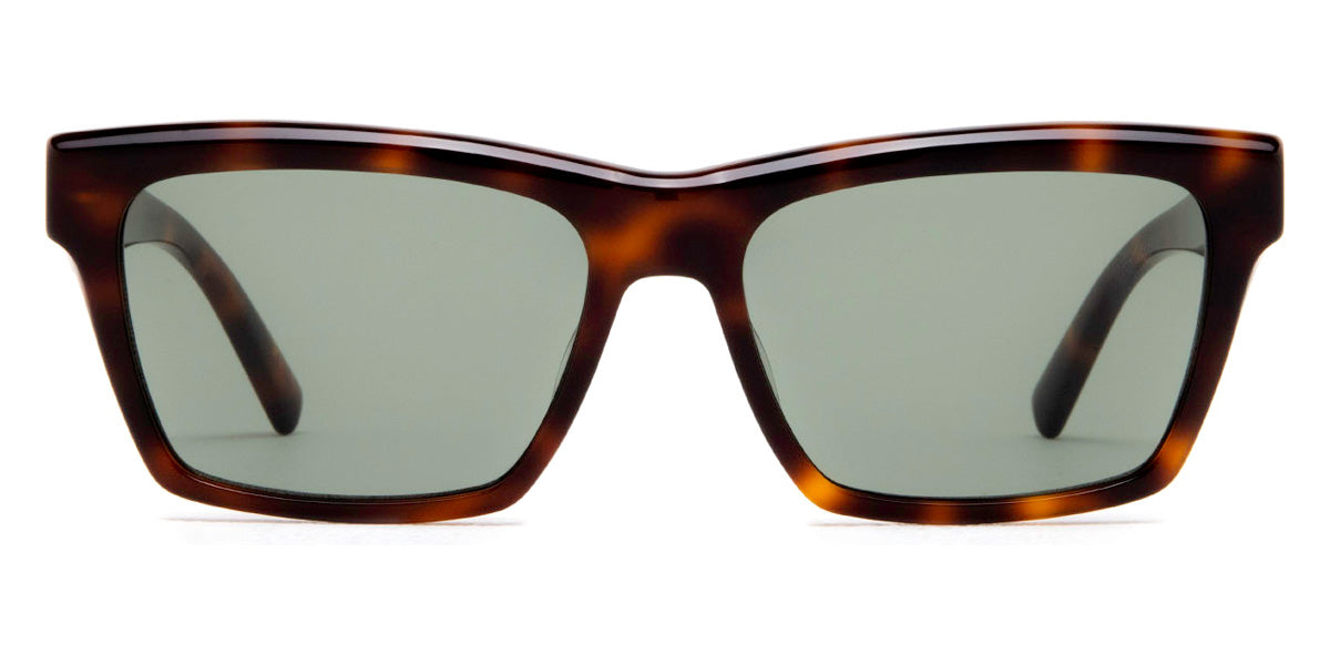 Saint Laurent® SL M104 - Havana / Green Sunglasses