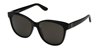 Saint Laurent® SL M23/K - Black / Black Sunglasses