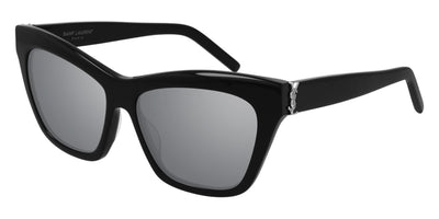 Saint Laurent® SL M79 - Black / Silver Mirrored Sunglasses