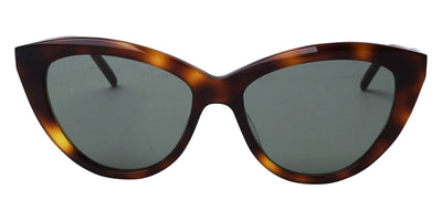 Saint Laurent® SL M81 - Havana/Gold / Green Sunglasses