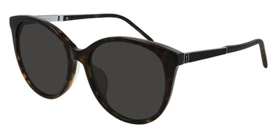 Saint Laurent® SL M82/F - Havana / Silver / Gray Sunglasses