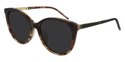 Saint Laurent® SL M82/F - Havana / Gold / Black Sunglasses