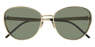 Saint Laurent® SL M91 - Gold / Green Sunglasses