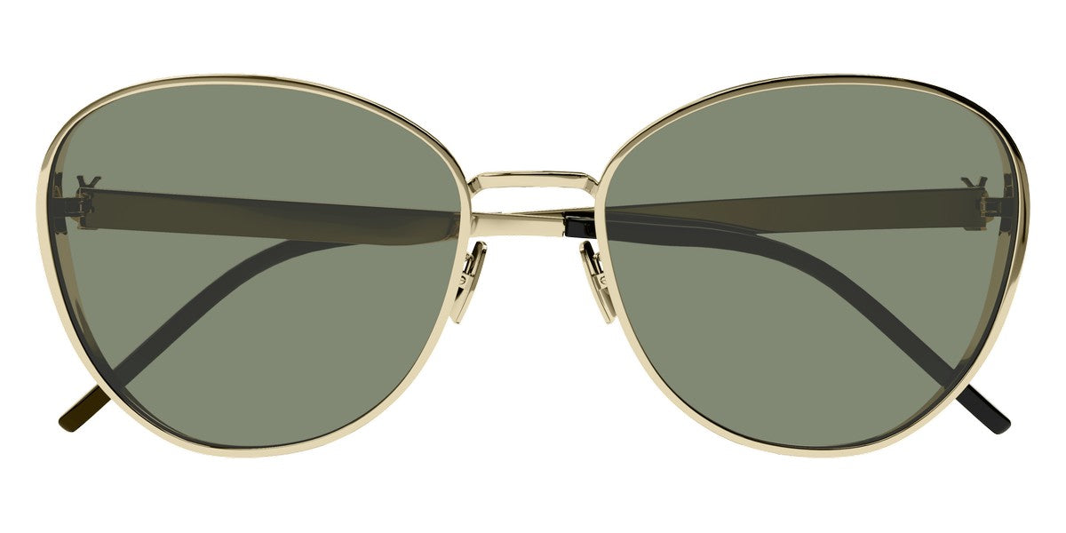 Saint Laurent® SL M91 - Gold / Green Sunglasses