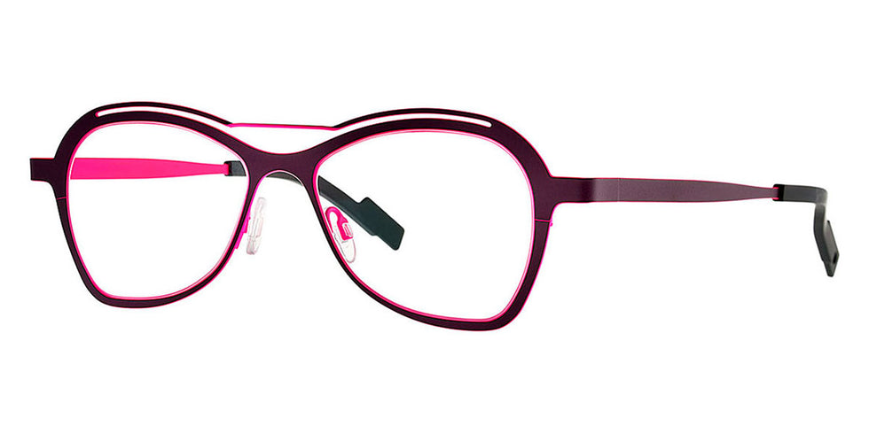 Theo® Slice TH SLICE 433 51 - Red / Blue Eyeglasses
