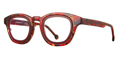 L.A.Eyeworks® SQUIRREL  LA SQUIRREL 1022478M 42 - Branch & Petal with Dark Red Matte Insert Eyeglasses