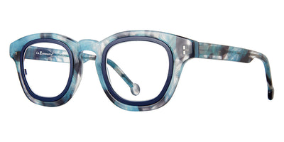 L.A.Eyeworks® SQUIRREL  LA SQUIRREL 651490 42 - Flannel Surf with Tonka Blue Satin Insert Eyeglasses